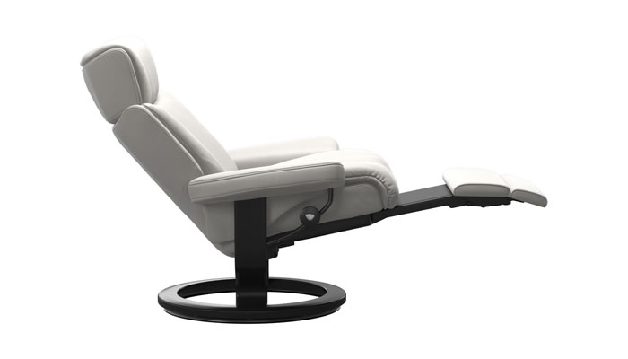 Stressless Magic Power Leg Cori Off White Leather